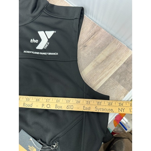 NWT The North Face Ridgewall Vest Mens Large Black YMCA Logo Outdoors Hiking - Picture 7 of 12